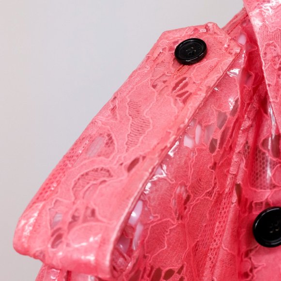 Burberry Pink Eastheath Embellished Trench Coat - Picture 7 of 16